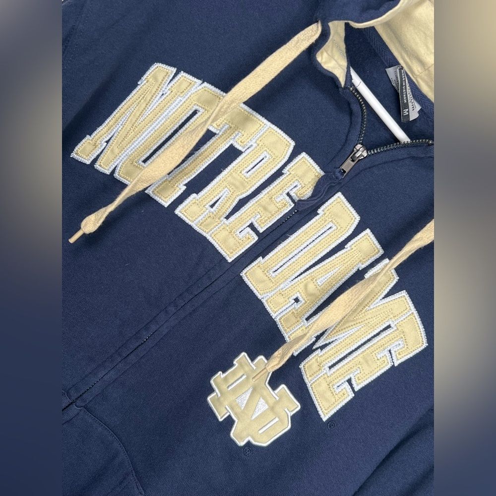 Notre Dame full zip hoodie▪️Stadium Athletics ▪️ medium - Picture 2 of 9